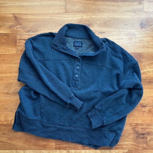 AE Big Hug Henley Sweatshirt - Picture 3 of 5